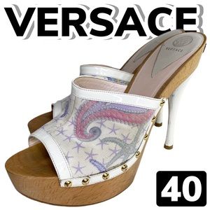 versace pvc mules
